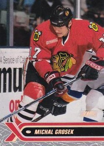 #134 Michal Grosek - Chicago Blackhawks - 2000-01 Stadium Club Hockey