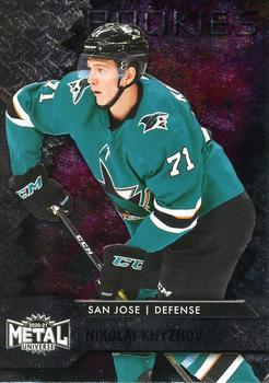 #134 Nikolai Knyzhov - San Jose Sharks - 2020-21 Skybox Metal Universe Hockey