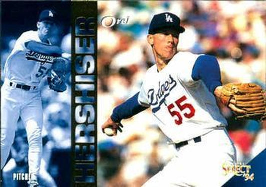 #134 Orel Hershiser - Los Angeles Dodgers - 1994 Select Baseball