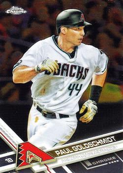 #134 Paul Goldschmidt - Arizona Diamondbacks - 2017 Topps Chrome Baseball