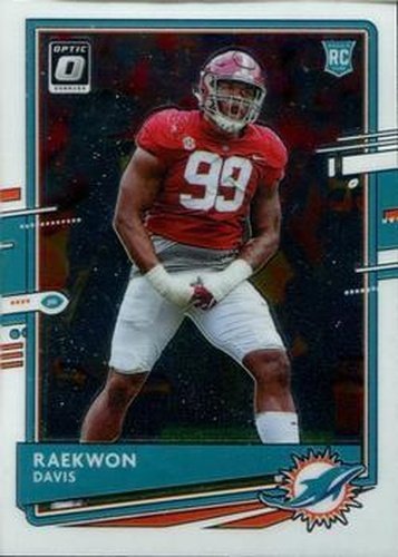 #134 Raekwon Davis - Miami Dolphins - 2020 Donruss Optic Football