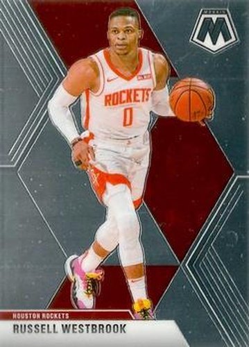 #134 Russell Westbrook - Houston Rockets - 2019-20 Panini Mosaic Basketball