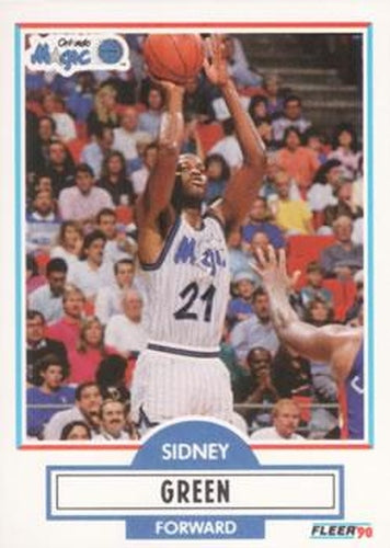 #134 Sidney Green - Orlando Magic - 1990-91 Fleer Basketball
