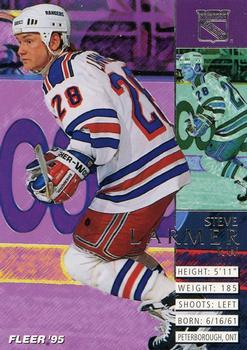 #134 Steve Larmer - New York Rangers - 1994-95 Fleer Hockey