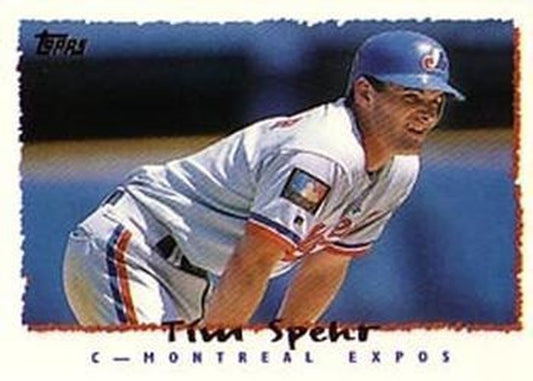 #134 Tim Spehr - Montreal Expos - 1995 Topps Baseball