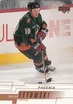 #134 Trevor Letowski - Phoenix Coyotes - 2000-01 Upper Deck Hockey