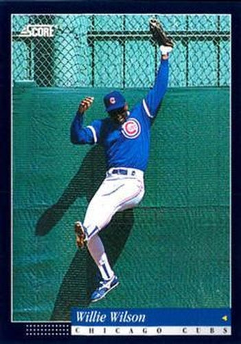 #134 Willie Wilson - Chicago Cubs -1994 Score Baseball