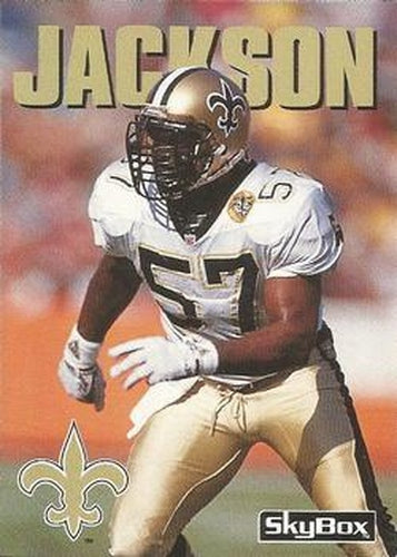 #134 Rickey Jackson - New Orleans Saints - 1992 SkyBox Impact Football