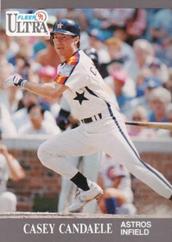 #134 Casey Candaele - Houston Astros - 1991 Ultra Baseball