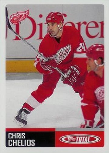 #134 Chris Chelios - Detroit Red Wings - 2002-03 Topps Total Hockey