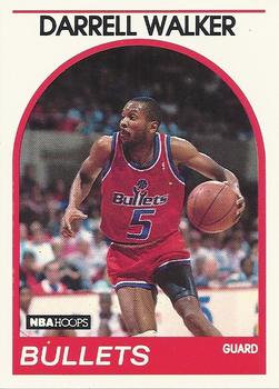 #134 Darrell Walker - Washington Bullets - 1989-90 Hoops Basketball