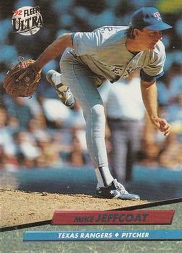 #134 Mike Jeffcoat - Texas Rangers - 1992 Ultra Baseball