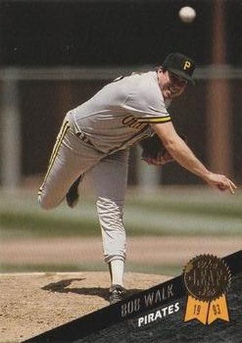 #134 Bob Walk - Pittsburgh Pirates - 1993 Leaf Baseball