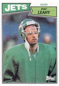 #134 Pat Leahy - New York Jets - 1987 Topps Football