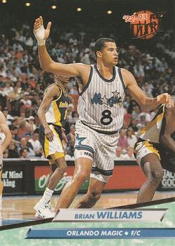 #134 Brian Williams - Orlando Magic - 1992-93 Ultra Basketball