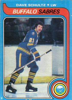 #134 Dave Schultz - Buffalo Sabres - 1979-80 O-Pee-Chee Hockey