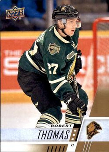 #134 Robert Thomas - London Knights - 2017-18 Upper Deck CHL Hockey