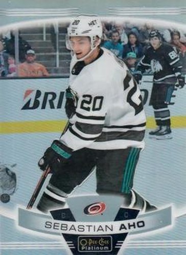 #134b Sebastian Aho - Carolina Hurricanes - 2019-20 O-Pee-Chee Platinum Hockey