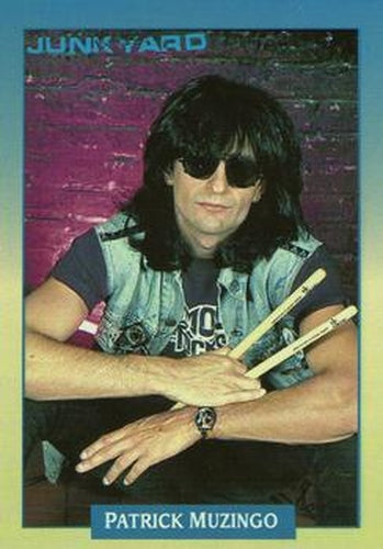 #135 Patrick Muzingo - 1991 Brockum Rock Cards
