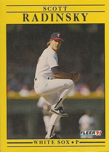 #135 Scott Radinsky - Chicago White Sox - 1991 Fleer Baseball
