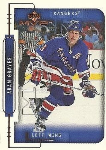 #135 Adam Graves - New York Rangers - 1999-00 Upper Deck MVP Hockey