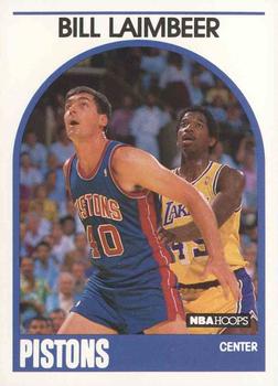 #135 Bill Laimbeer - Detroit Pistons - 1989-90 Hoops Basketball