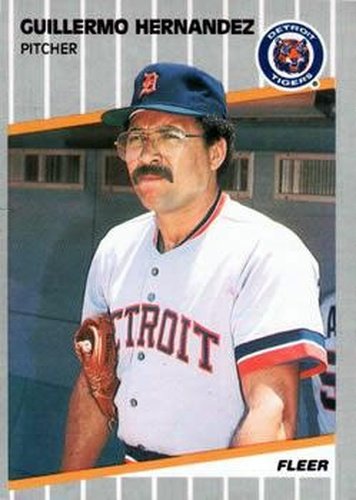 #135 Guillermo Hernandez - Detroit Tigers - 1989 Fleer Baseball