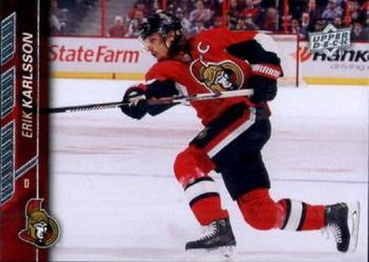 #135 Erik Karlsson - Ottawa Senators - 2015-16 Upper Deck Hockey