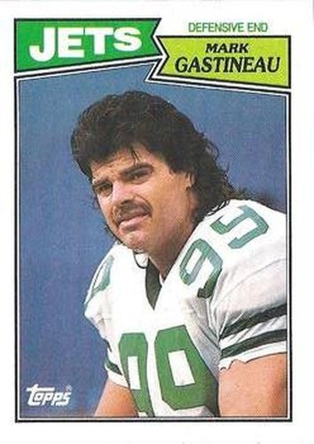 #135 Mark Gastineau - New York Jets - 1987 Topps Football
