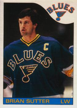 #135 Brian Sutter - St. Louis Blues - 1985-86 O-Pee-Chee Hockey