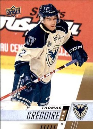 #135 Thomas Gregoire - Sherbrooke Phoenix - 2017-18 Upper Deck CHL Hockey