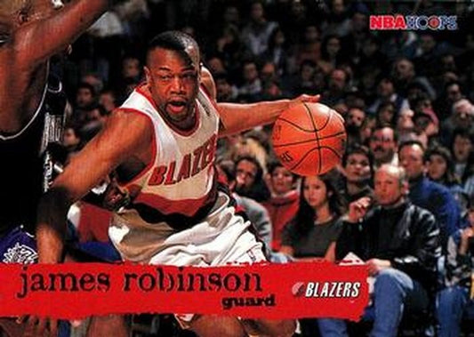 #135 James Robinson - Portland Trail Blazers - 1995-96 Hoops Basketball