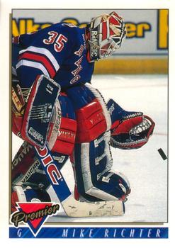 #135 Mike Richter - New York Rangers - 1993-94 O-Pee-Chee Premier Hockey