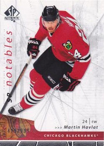 #135 Martin Havlat - Chicago Blackhawks - 2006-07 SP Authentic Hockey