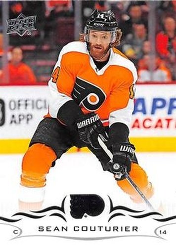 #135 Sean Couturier - Philadelphia Flyers - 2018-19 Upper Deck Hockey
