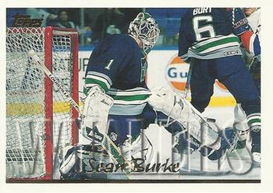 #135 Sean Burke - Hartford Whalers - 1995-96 Topps Hockey