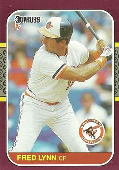 #135 Fred Lynn - Baltimore Orioles - 1987 Donruss Opening Day Baseball