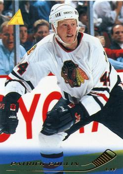 #135 Patrick Poulin - Chicago Blackhawks - 1995-96 Pinnacle Hockey