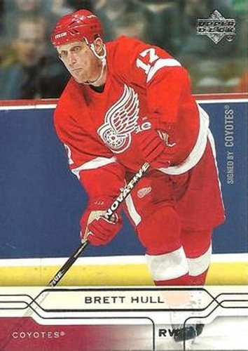 #135 Brett Hull - Phoenix Coyotes - 2004-05 Upper Deck Hockey