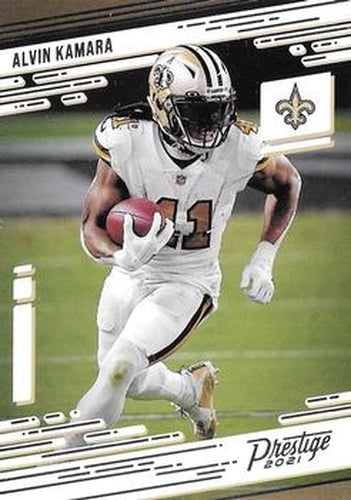 #135 Alvin Kamara - New Orleans Saints - 2021 Panini Prestige Football