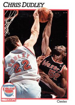 #135 Chris Dudley - New Jersey Nets - 1991-92 Hoops Basketball