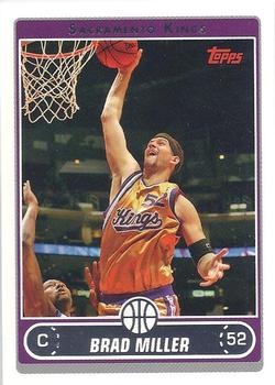 #135 Brad Miller - Sacramento Kings - 2006-07 Topps Basketball