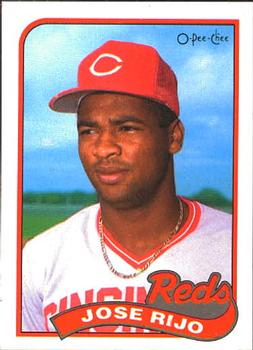#135 Jose Rijo - Cincinnati Reds - 1989 O-Pee-Chee Baseball