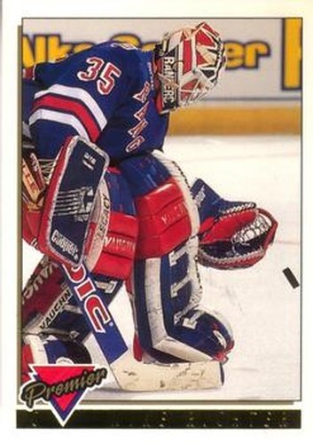 #135 Mike Richter - New York Rangers - 1993-94 O-Pee-Chee Premier Hockey - Gold