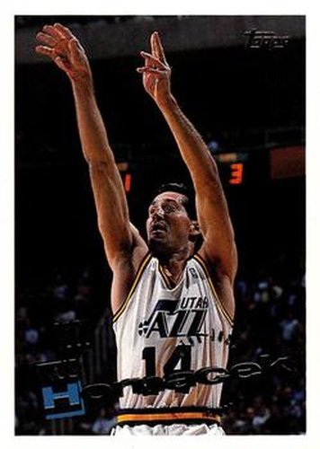 #135 Jeff Hornacek - Utah Jazz - 1995-96 Topps Basketball