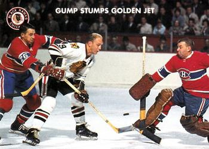 #135 Gump Stumps Golden Jet - Chicago Blackhawks - 1995-96 Parkhurst 1966-67 Hockey