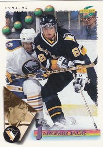 #135 Jaromir Jagr - Pittsburgh Penguins - 1994-95 Score Hockey