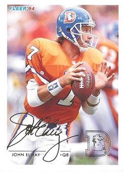 #135 John Elway - Denver Broncos - 1994 Fleer Football