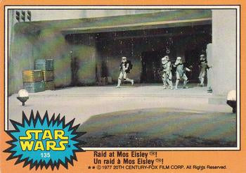 #135 Raid at Mos Eisley! - 1977 O-Pee-Chee Star Wars