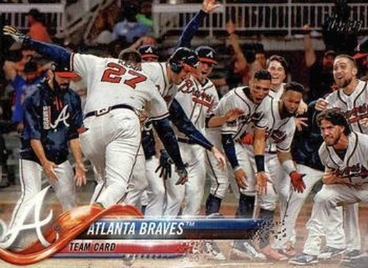 #135 Atlanta Braves - Atlanta Braves - 2018 Topps Baseball